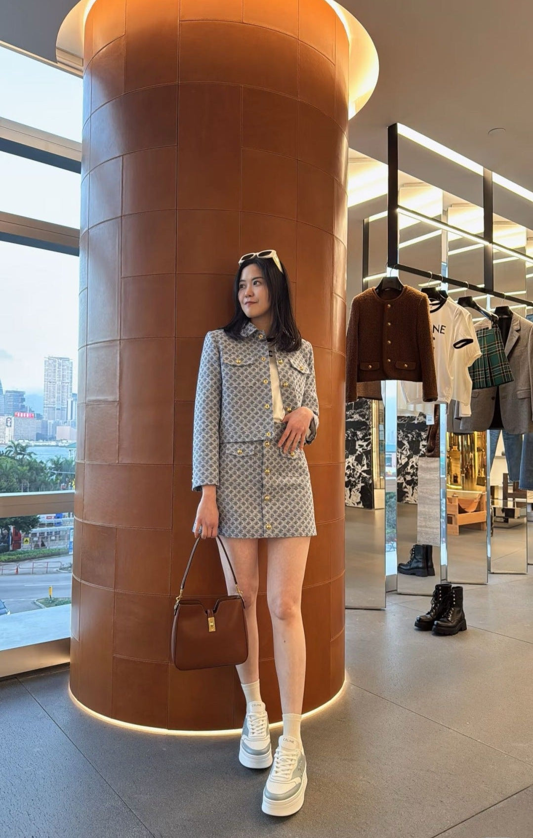 Cel* 25ss denim matching set