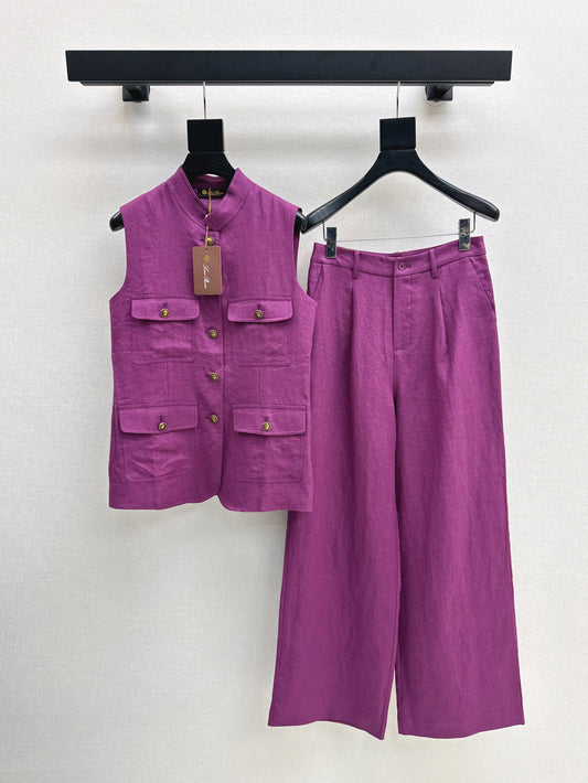 Lor*P 25ss linen matching set