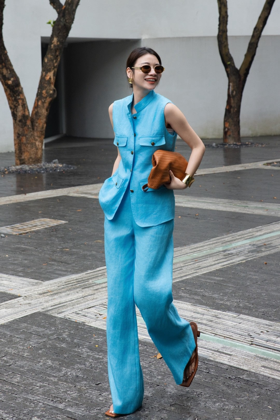 Lor*P 25ss linen matching set