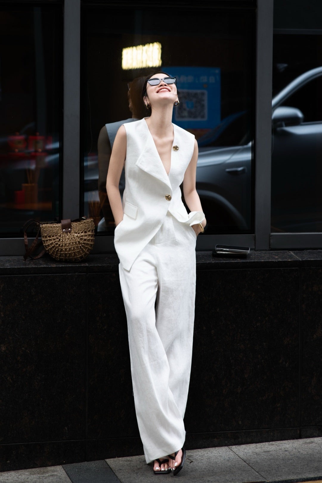 Lor*P 25ss linen matching set