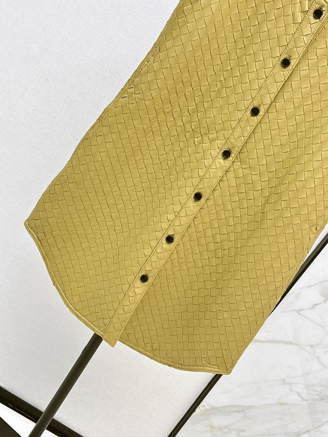 Bott*V 25ss weave leather gilet