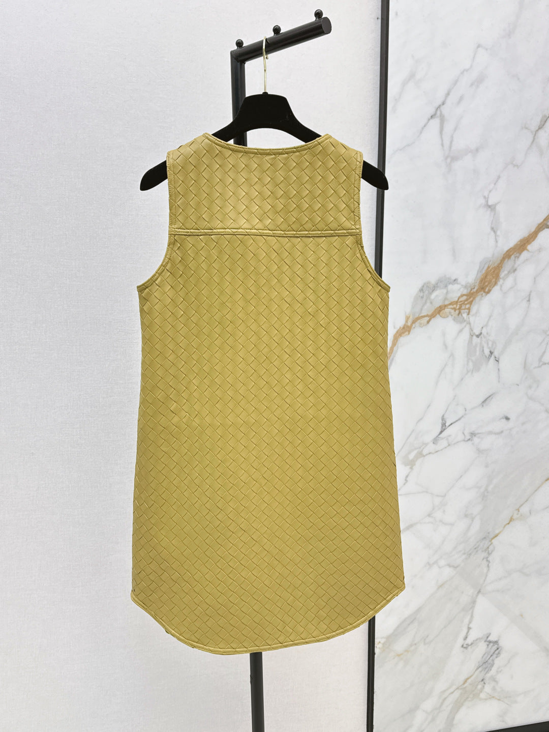 Bott*V 25ss weave leather gilet