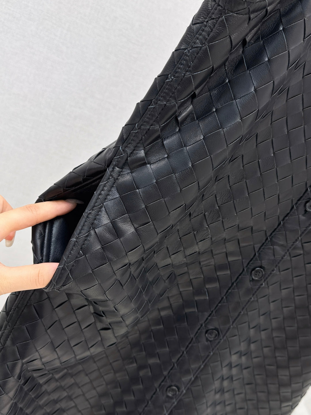 Bott*V 25ss weave leather gilet