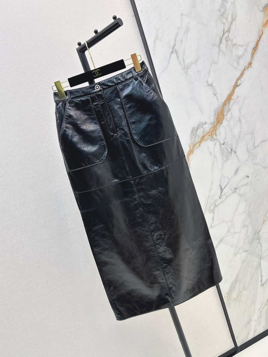 C*nel 25ss lambskin skirt
