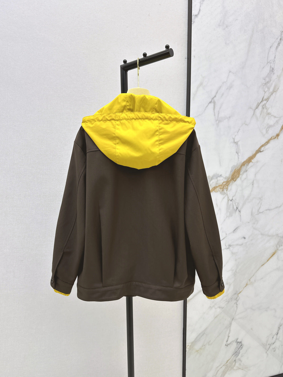 M*u 25ss mohair hooded blazer jacket