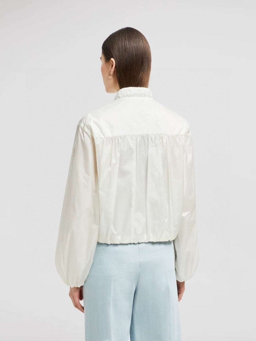 Monc* 25ss pleated details bomber jacket