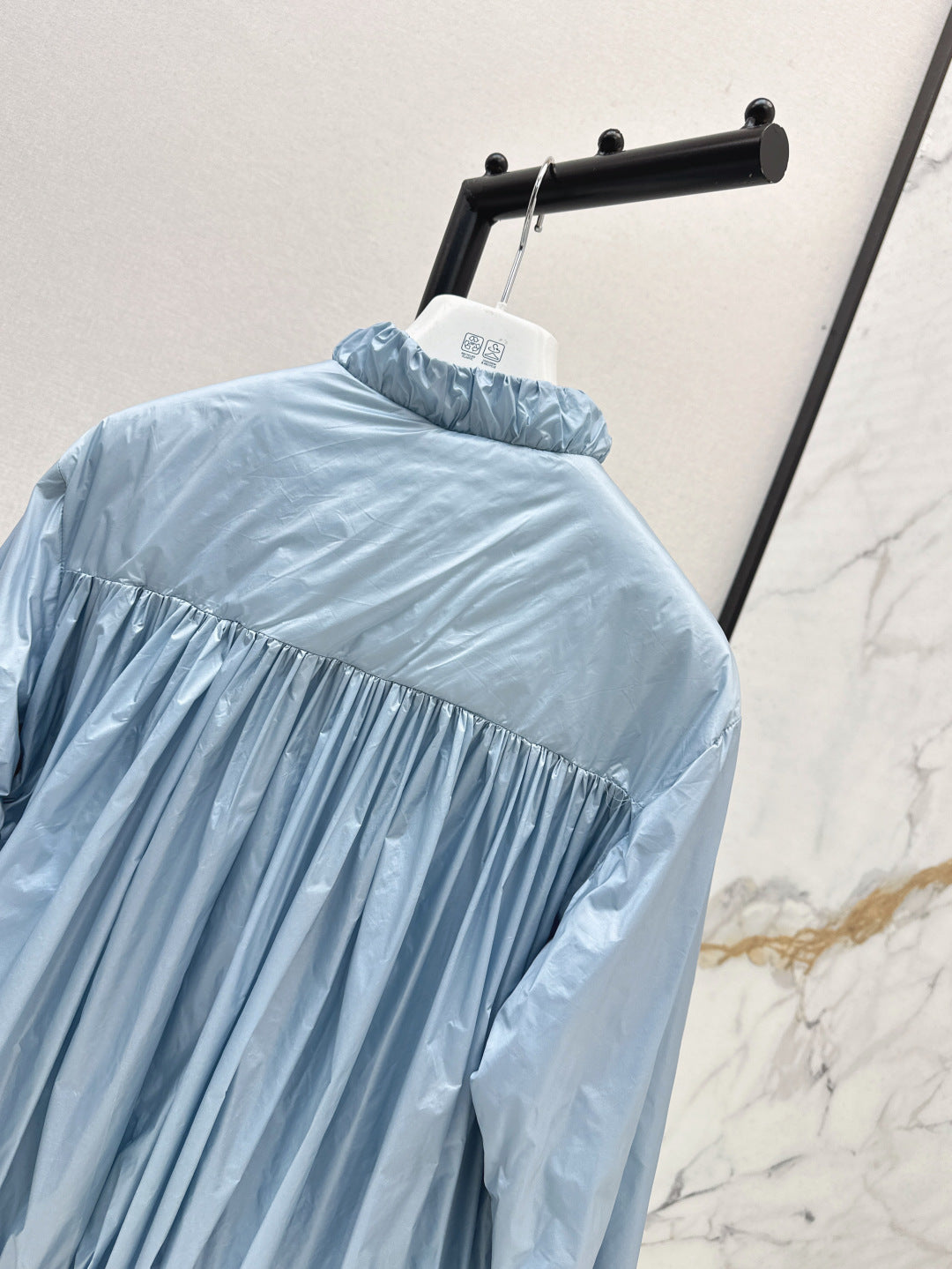 Monc* 25ss pleated details bomber jacket