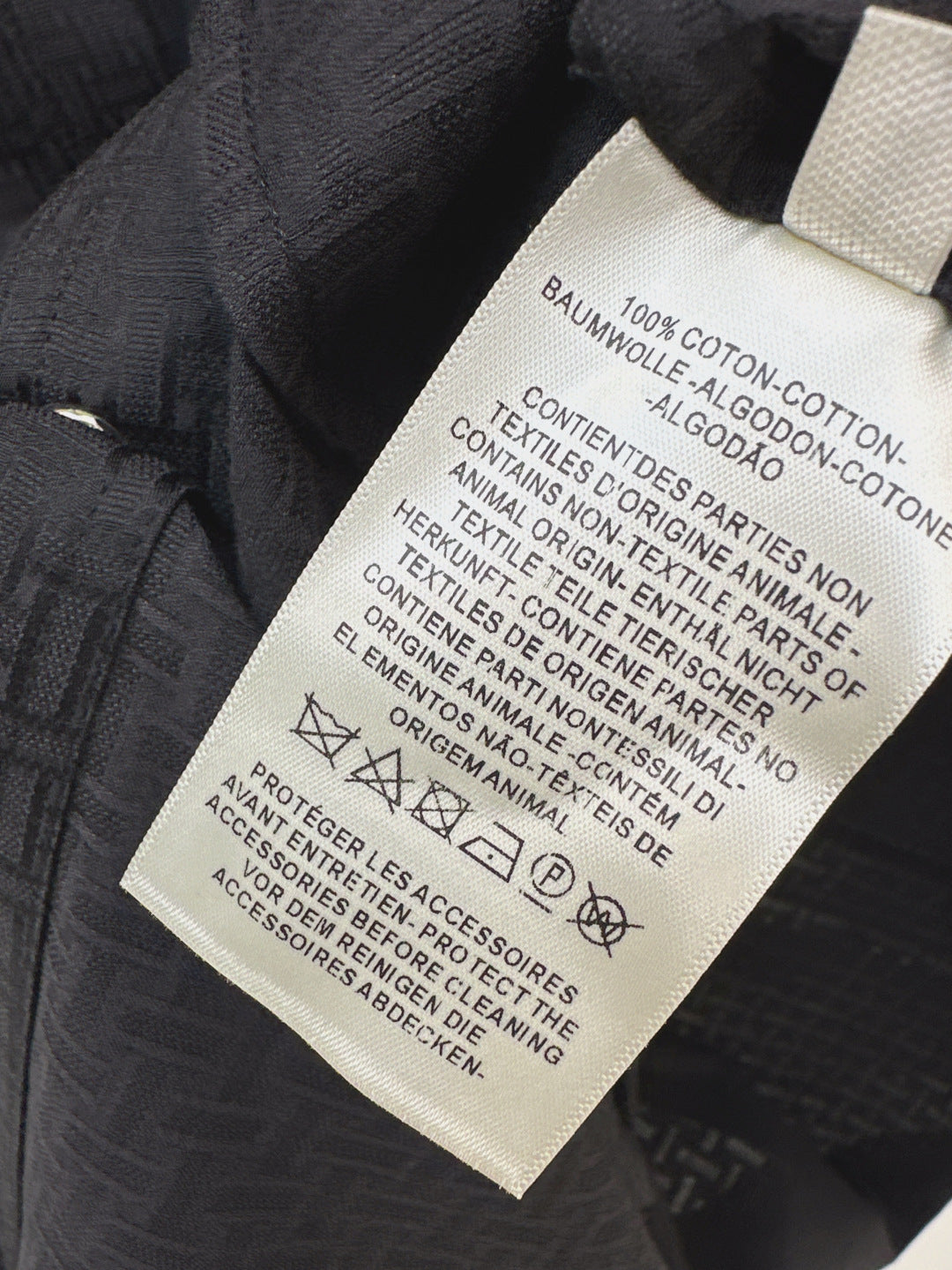 Herm* 25ss motif jacquard cotton shirt dress