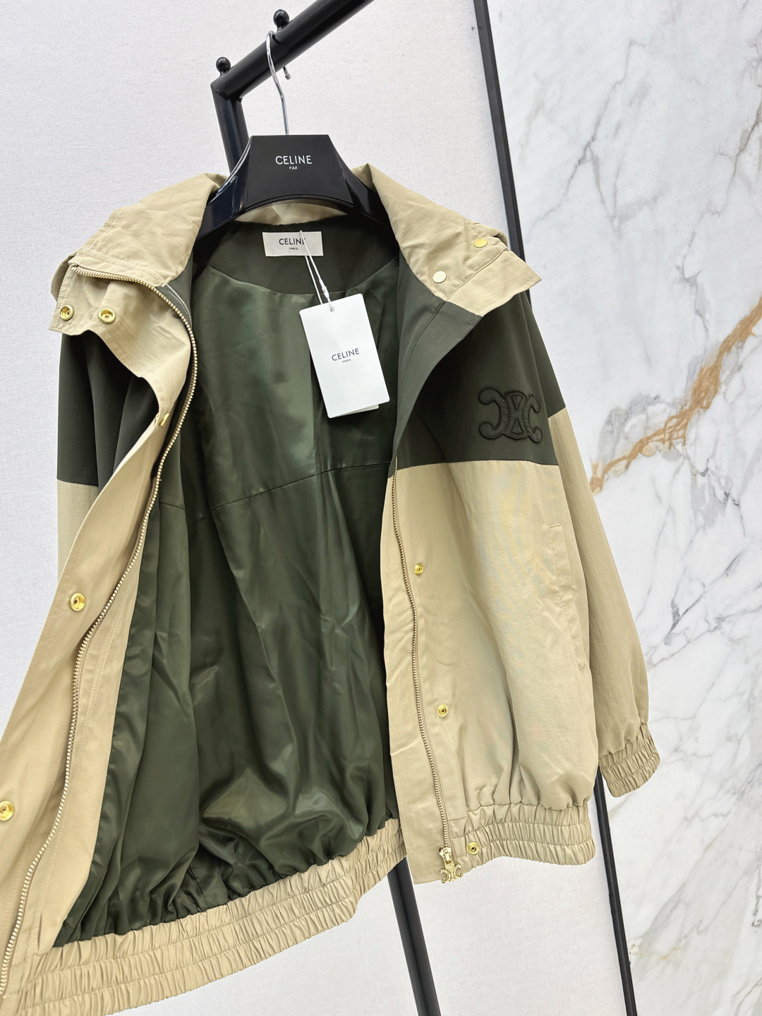Cel* 25ss hooded windbreaker jacket