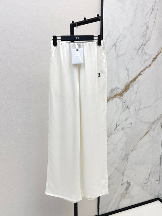 D*r 25ss bee embroidered straight pants
