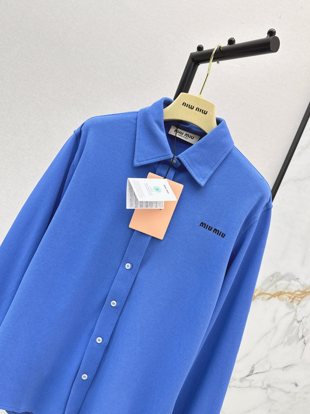 M*u 25ss cotton pique shirt