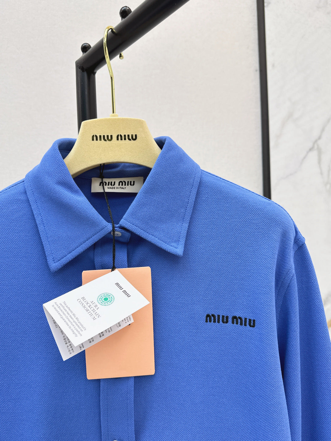 M*u 25ss cotton pique shirt