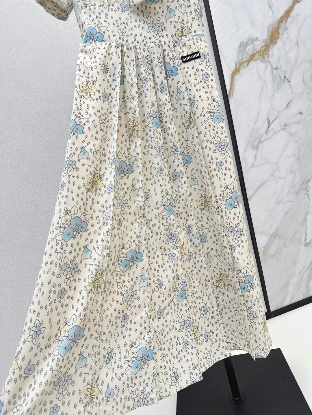 M*u 25ss floral print tied dress