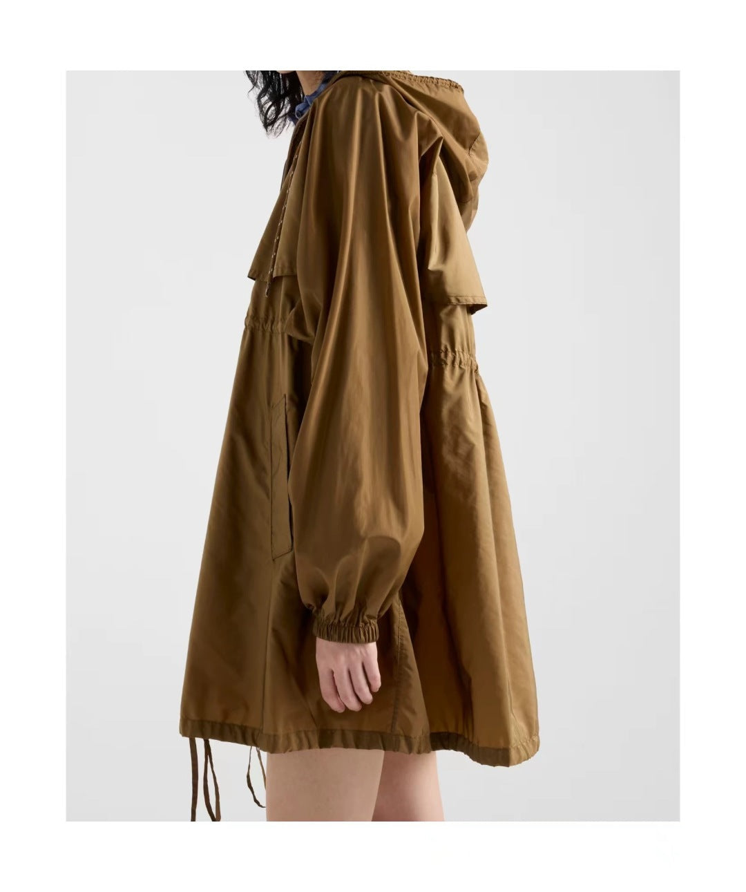 Pra* 25ss lightweight re-nylon raincoat