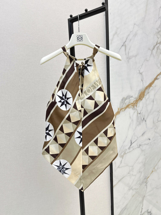 Loe* 25ss halterneck top