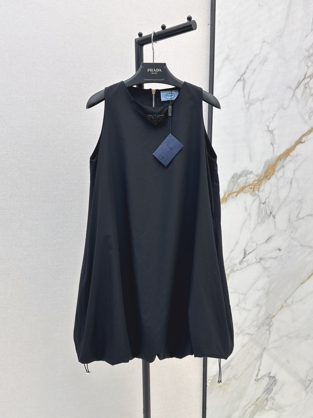 Pra* 25ss re-nylon balloon dress