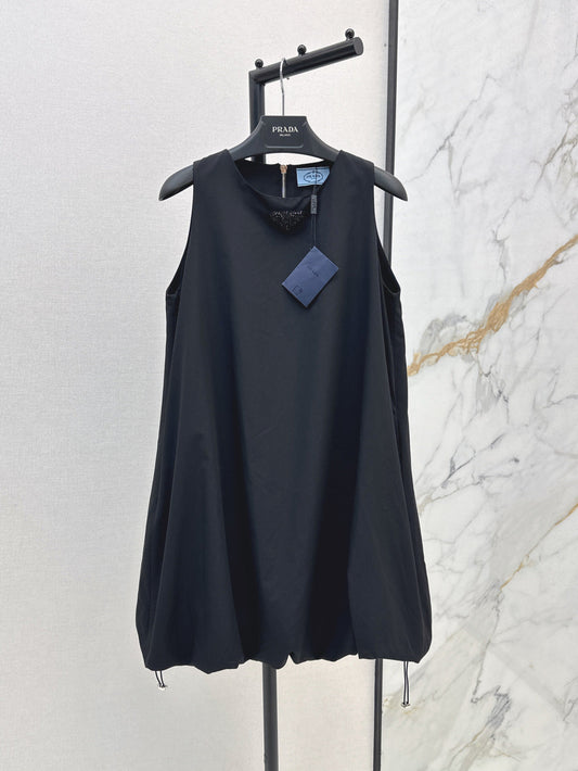 Pra* 25ss re-nylon balloon dress