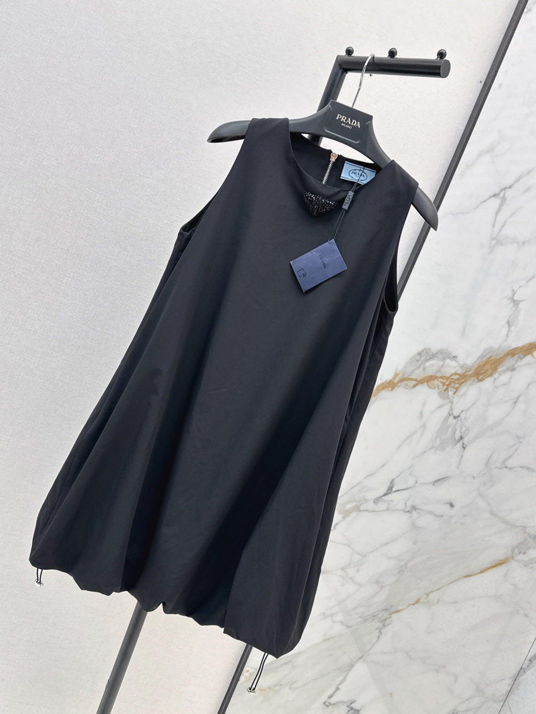 Pra* 25ss re-nylon balloon dress