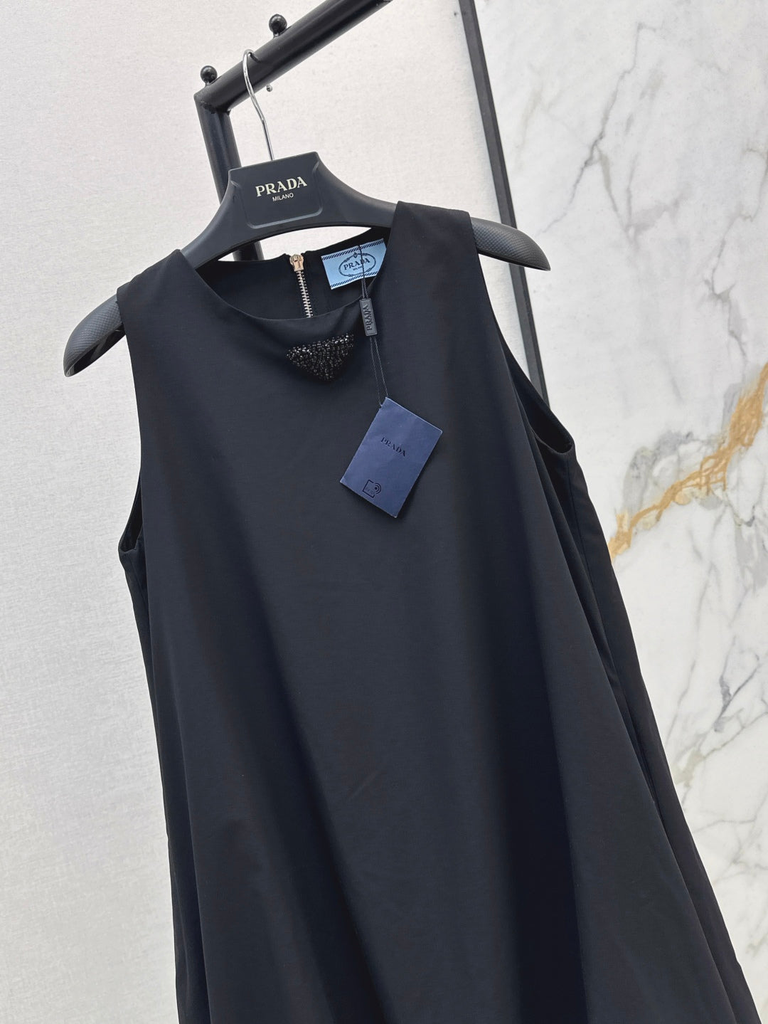 Pra* 25ss re-nylon balloon dress