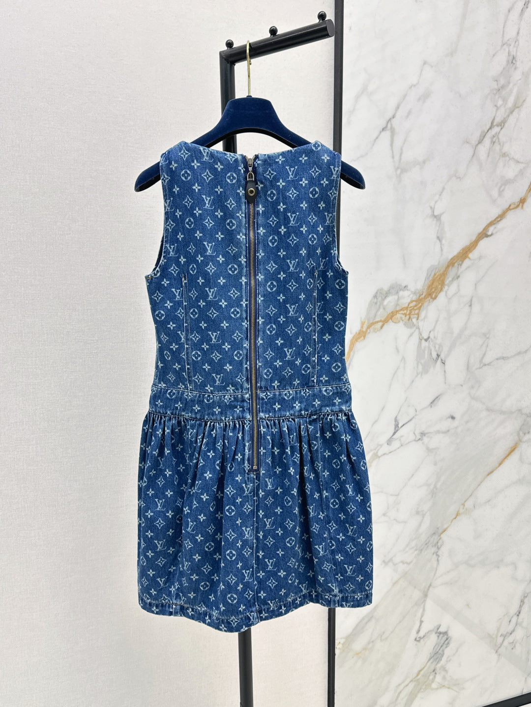 Loui* 25ss monogram denim dress