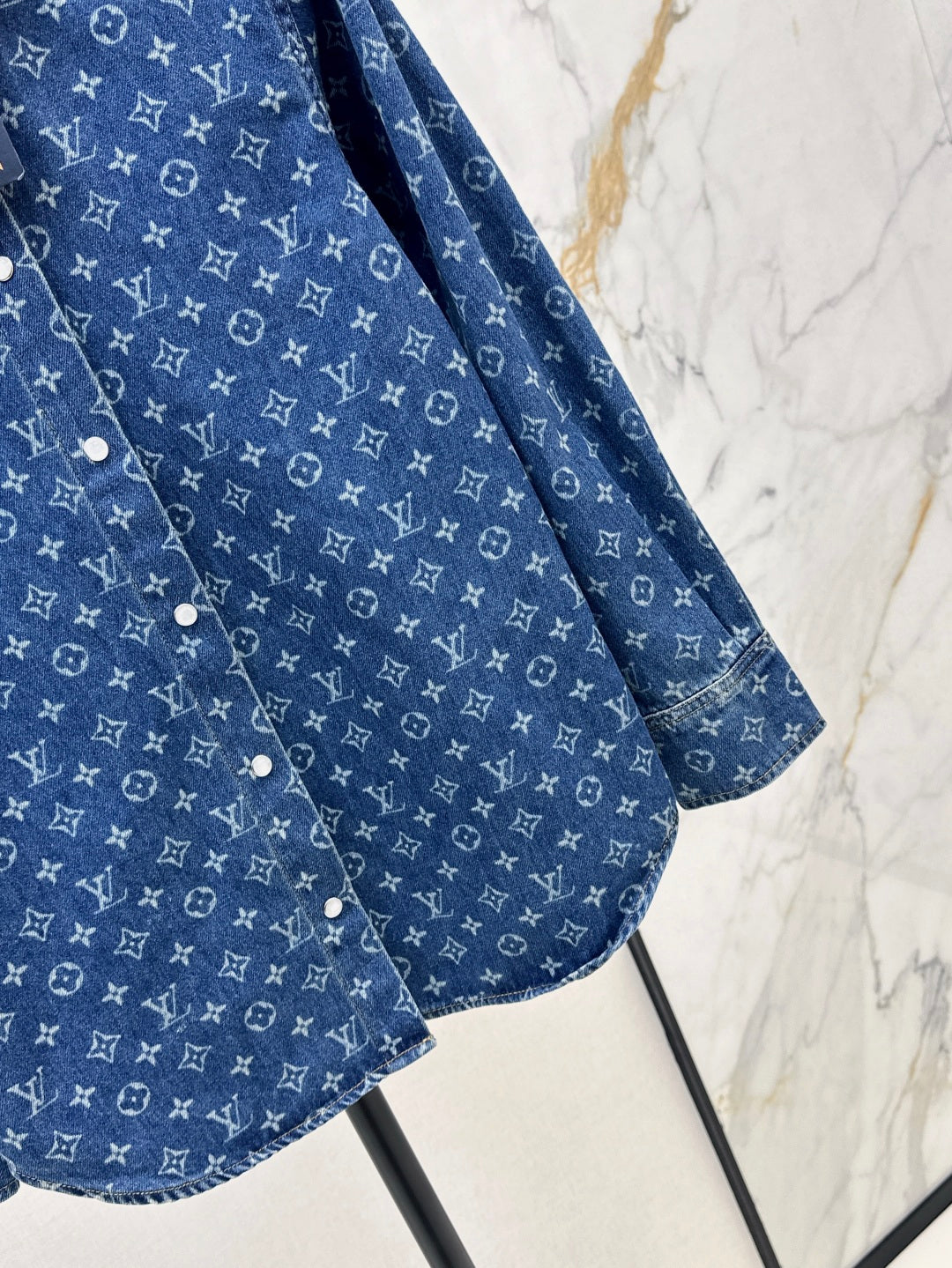 Loui* 25ss monogram denim shirt