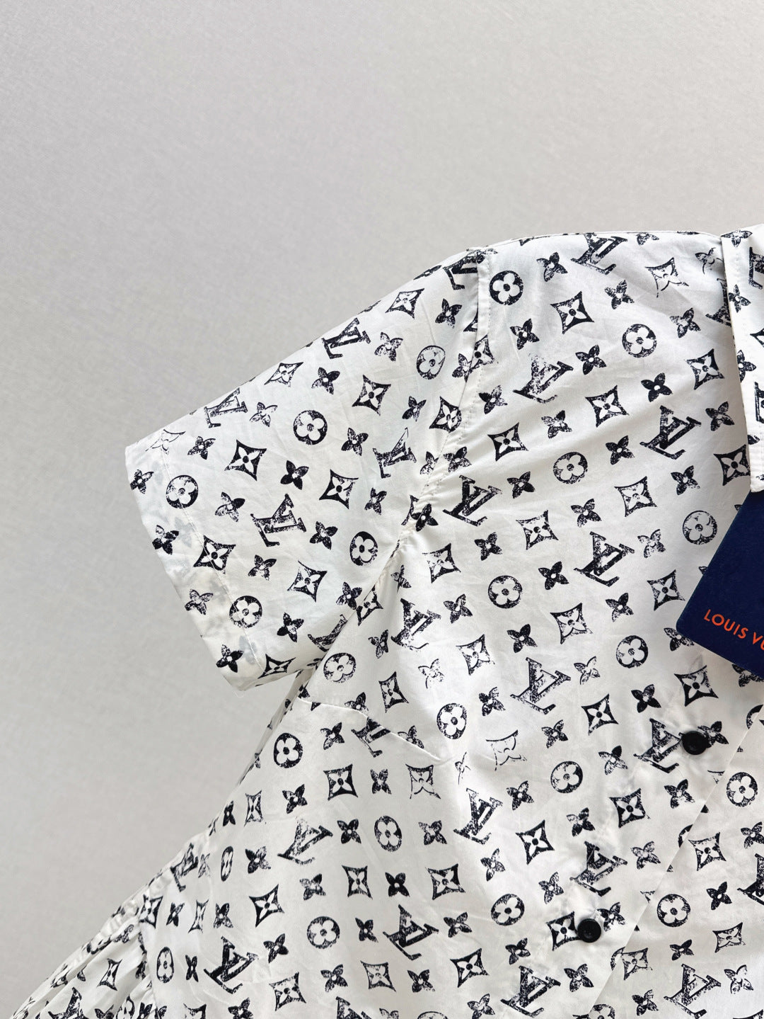 Loui* 25ss monogram cotton poplin shirtdress