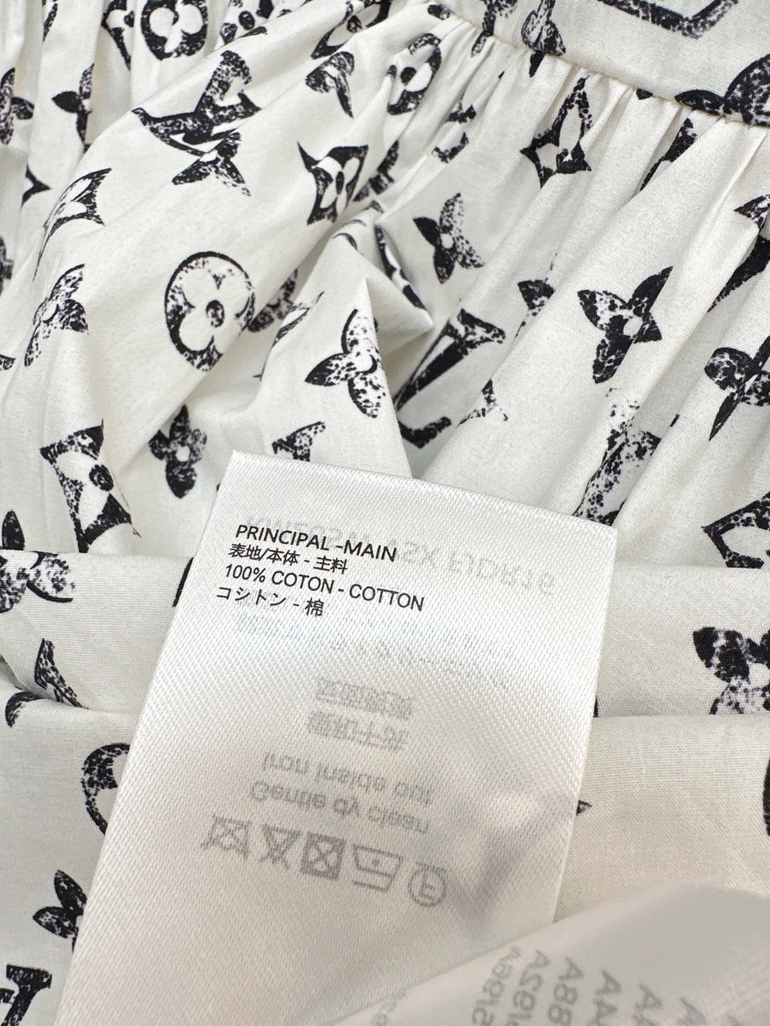 Loui* 25ss monogram cotton poplin shirtdress