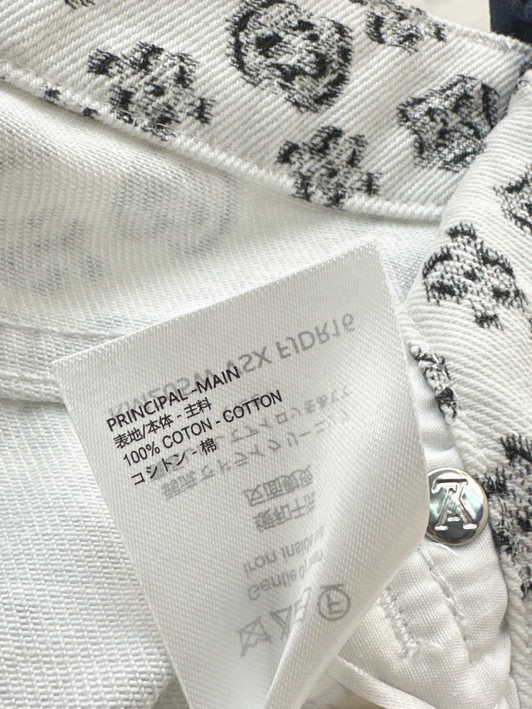 Loui* 25ss monogram fil coupe pants