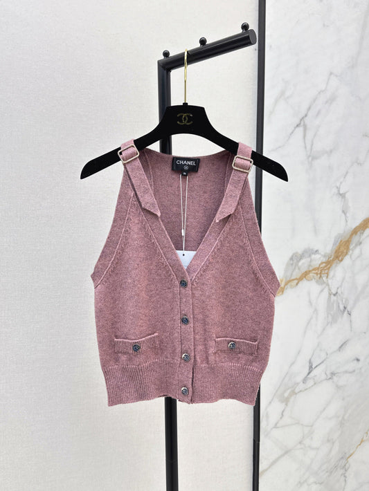 C*nel 25ss sleeveless cardigan