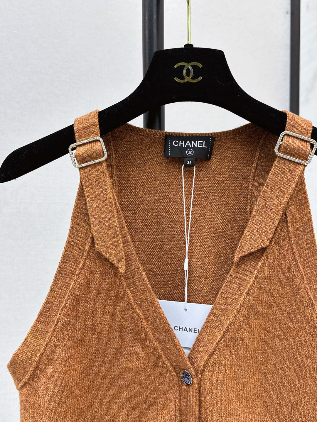 C*nel 25ss sleeveless cardigan