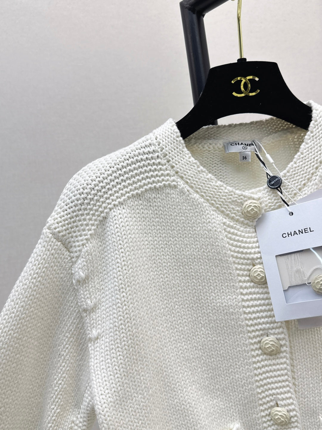 C*nel 25ss cropped knit top