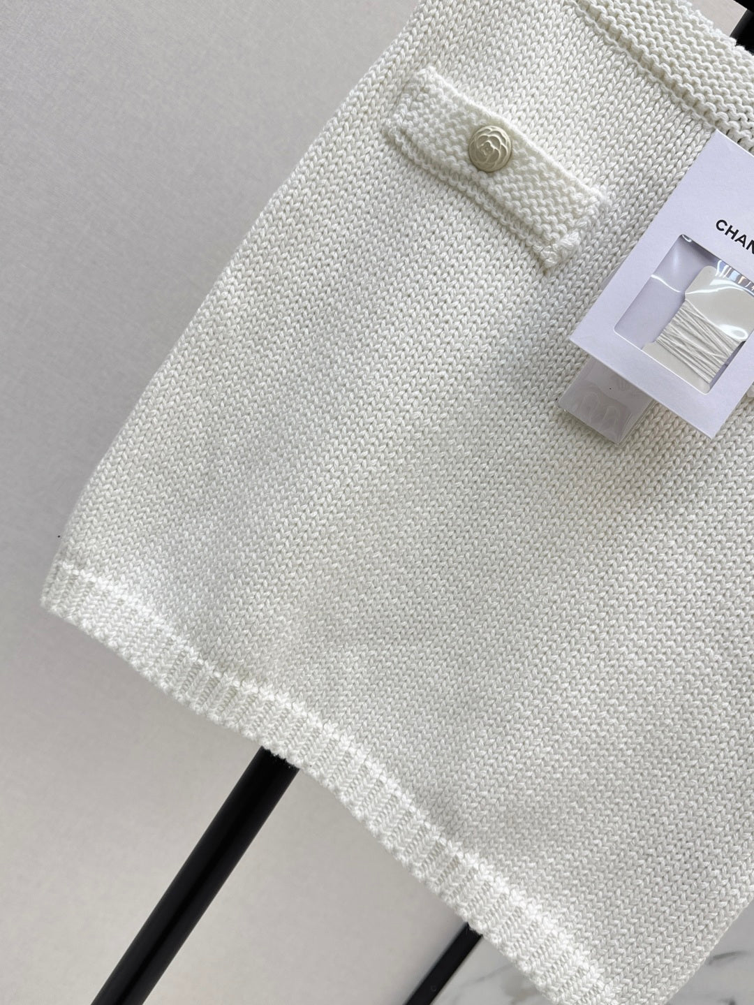 C*nel 25ss knitted miniskirt