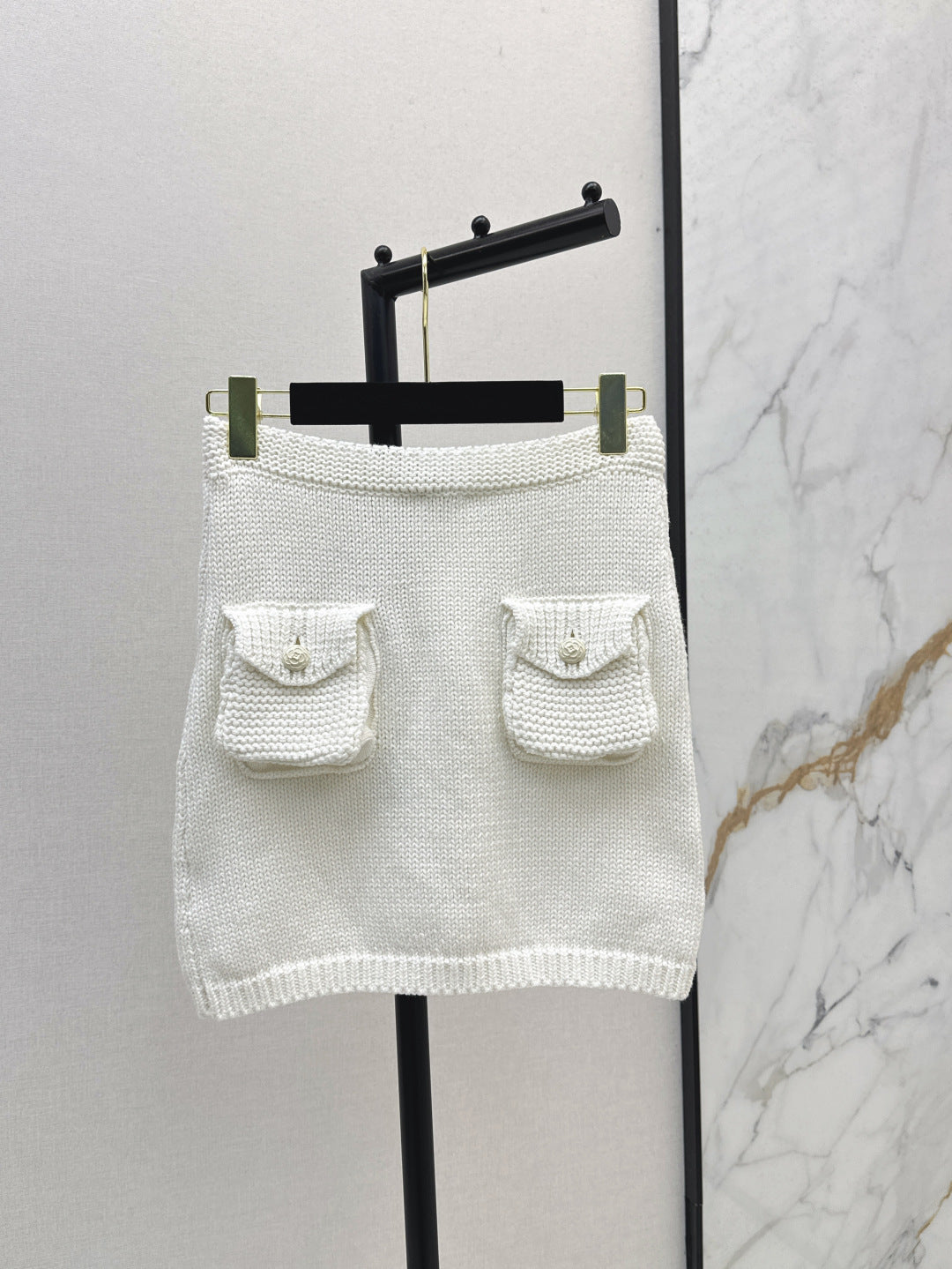 C*nel 25ss knitted miniskirt