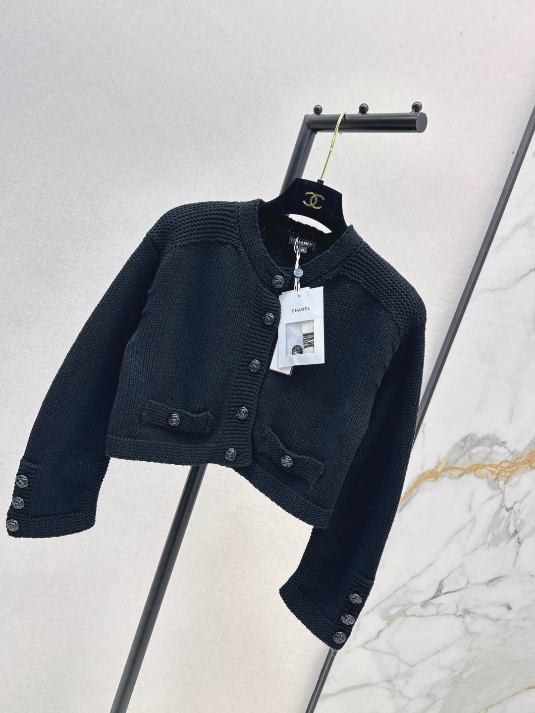 C*nel 25ss cropped knit top