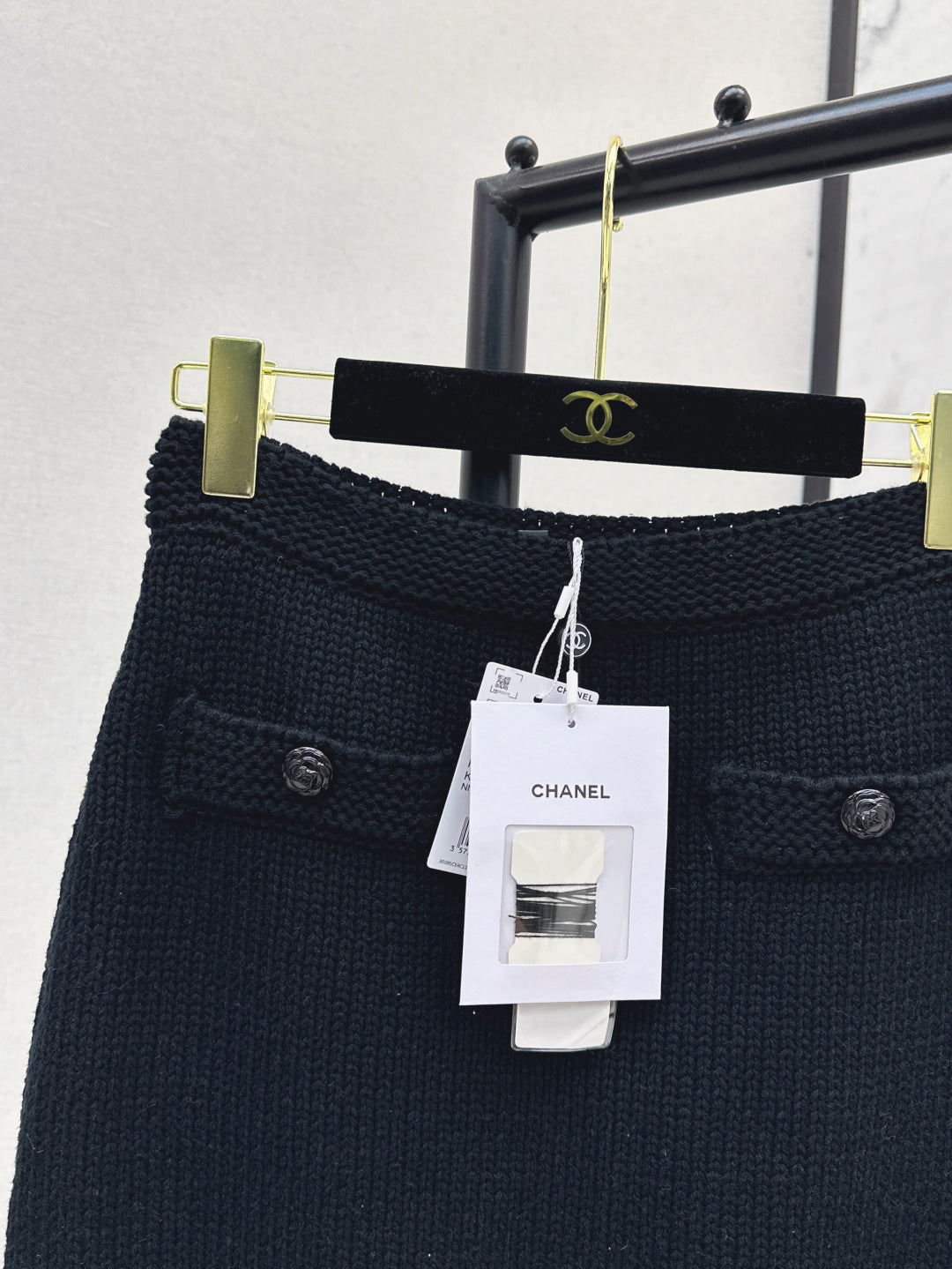 C*nel 25ss knitted miniskirt