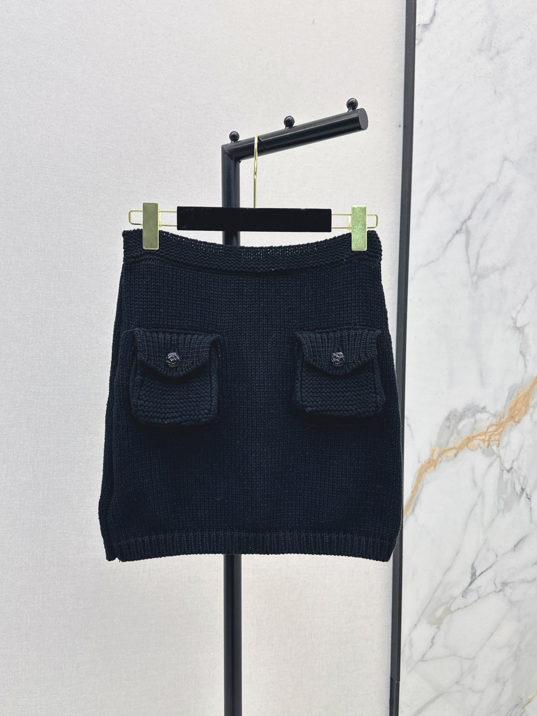 C*nel 25ss knitted miniskirt