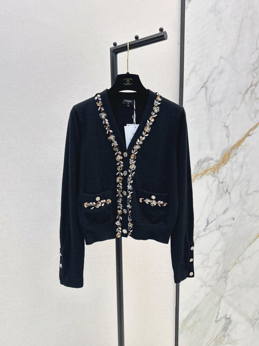 C*nel sequins embriodered cardigan