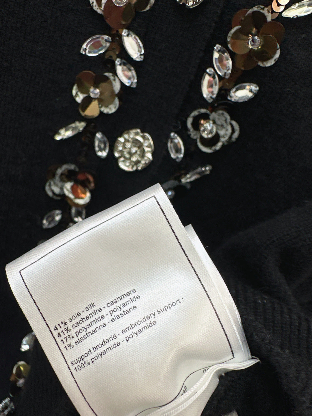 C*nel sequins embriodered cardigan