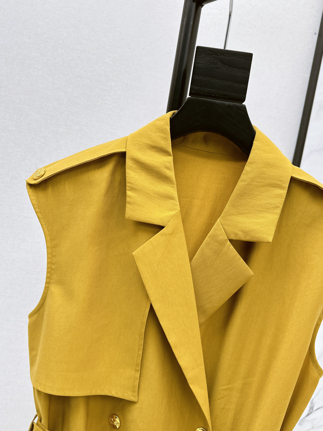 MaxM* 25ss sleeveless trench coat dress