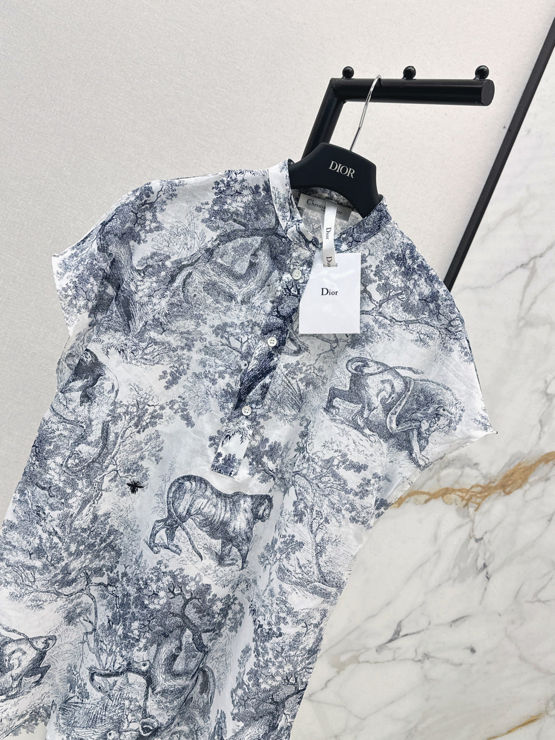 D*r 25ss long blouse with cap sleeve