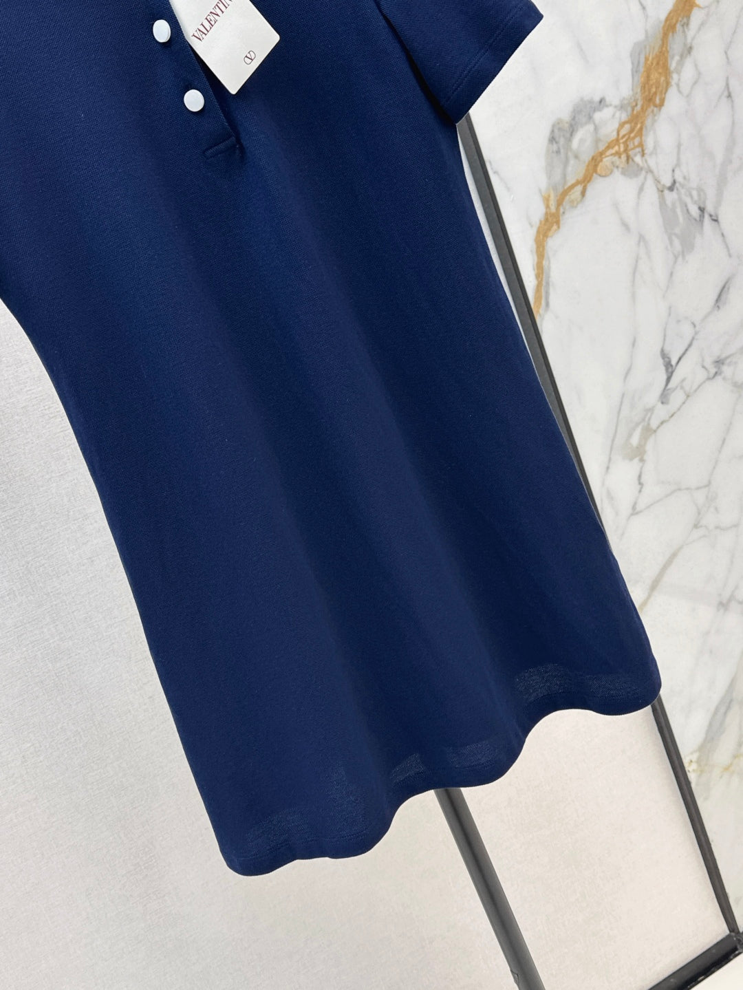 Valen* 25ss embroidered polo dress