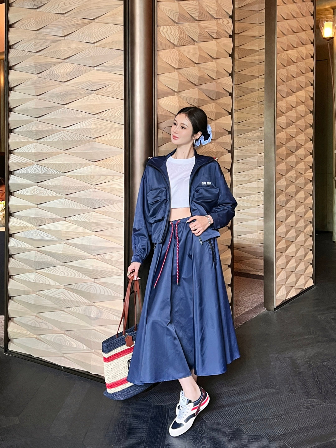 M*u 25ss tech canvas blouson