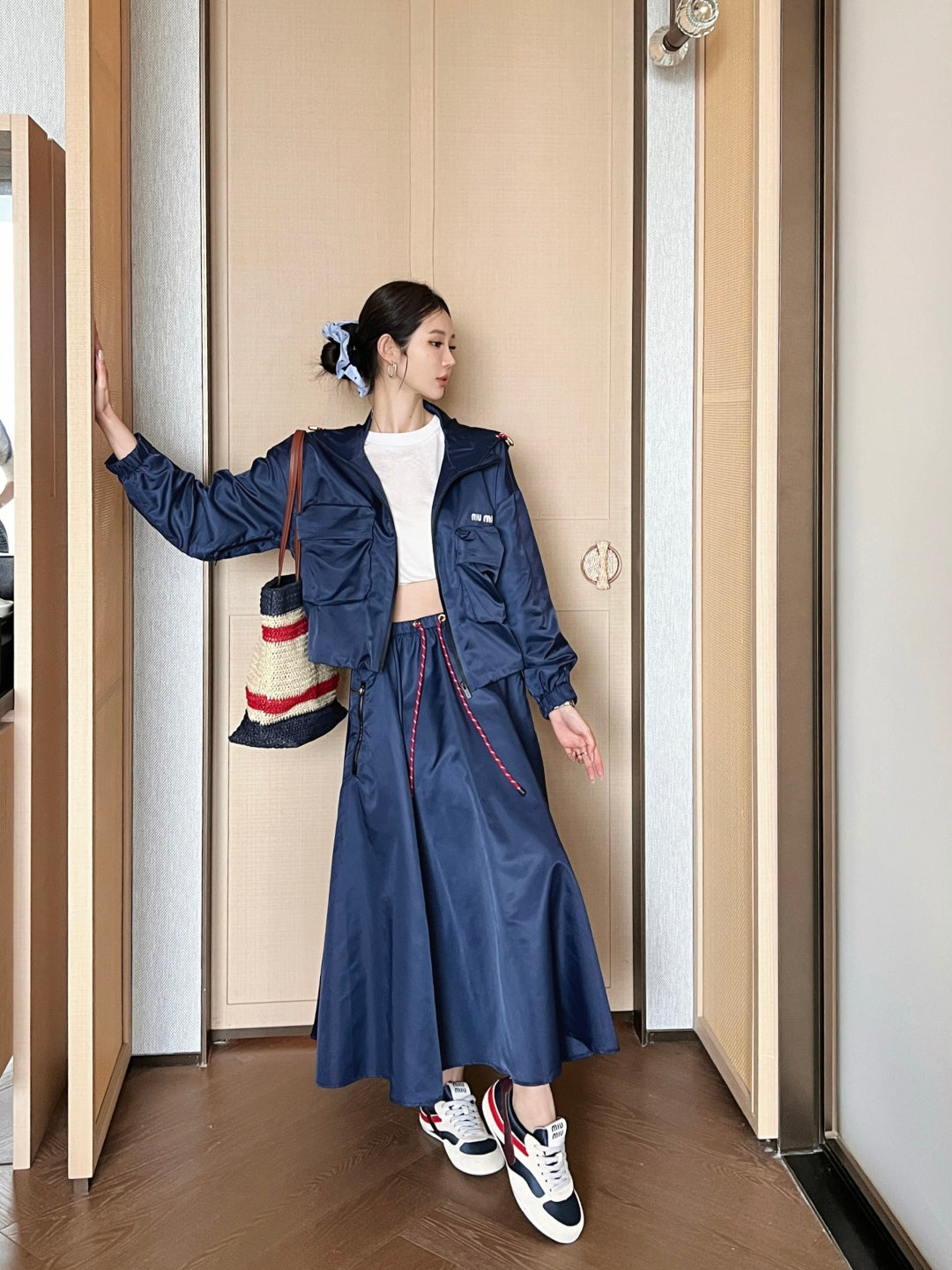 M*u 25ss tech canvas blouson