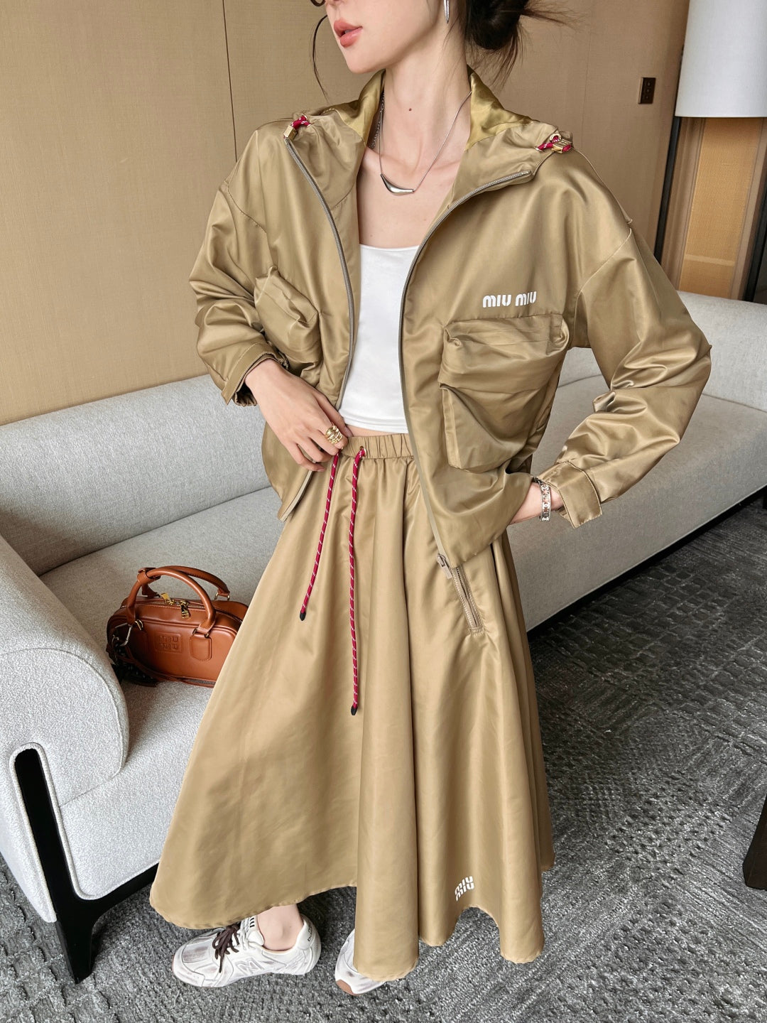 M*u 25ss tech canvas blouson