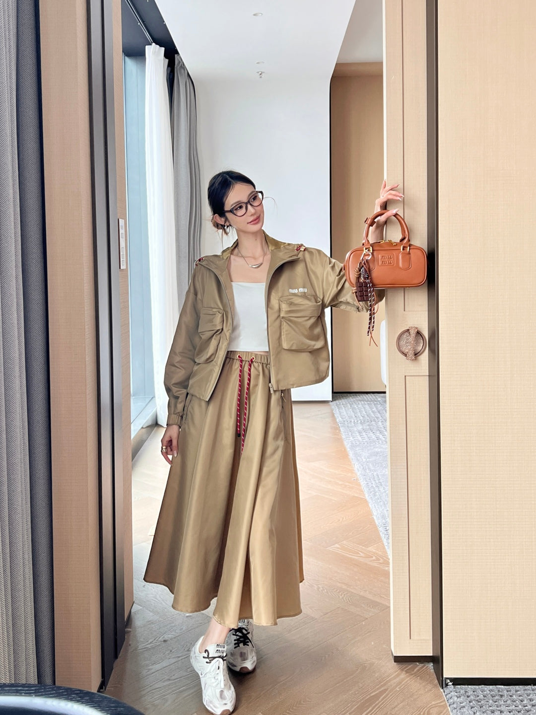 M*u 25ss tech canvas blouson