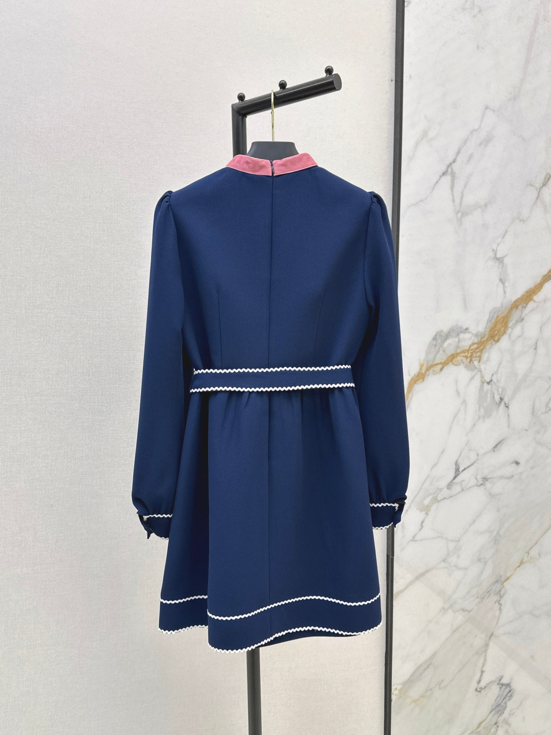 Valen* 25ss mini dress with velvet bow