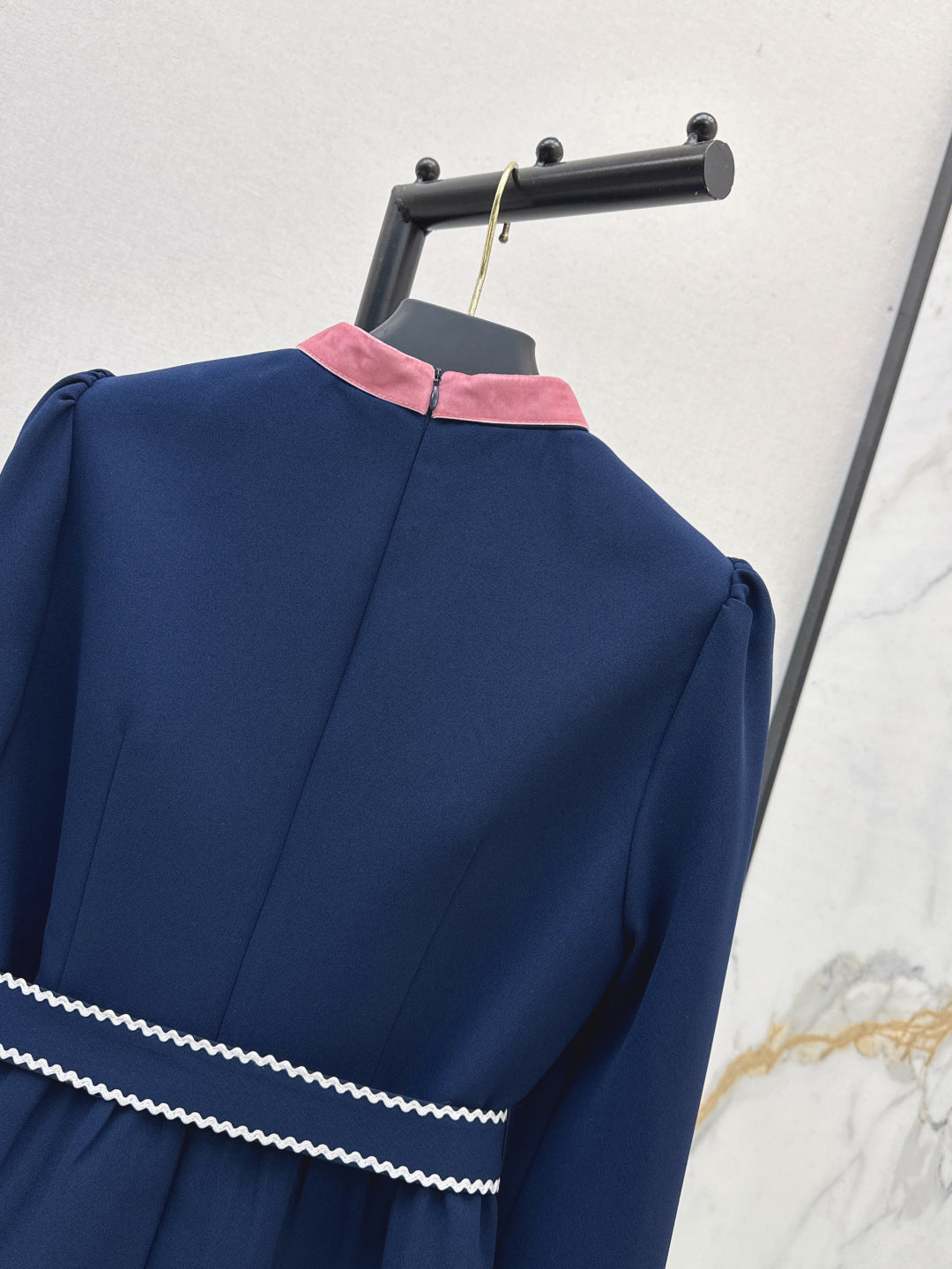 Valen* 25ss mini dress with velvet bow