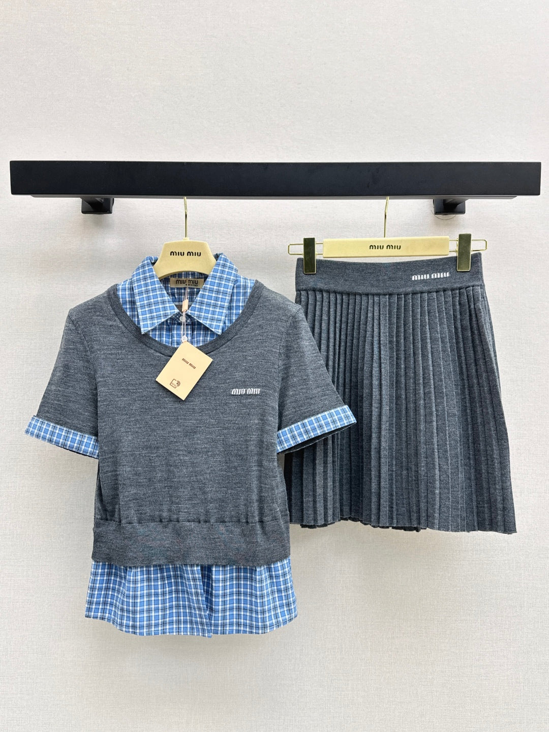 M*u 25ss knit matching set