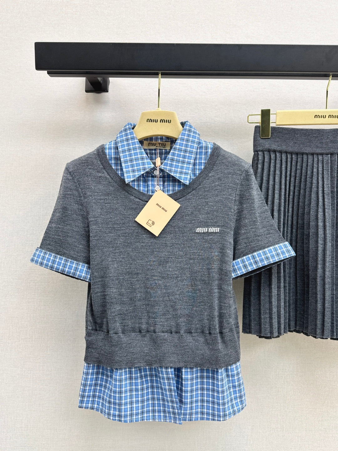 M*u 25ss knit matching set