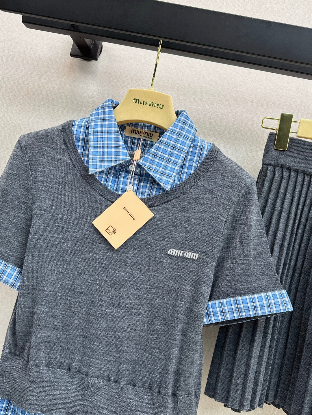 M*u 25ss knit matching set